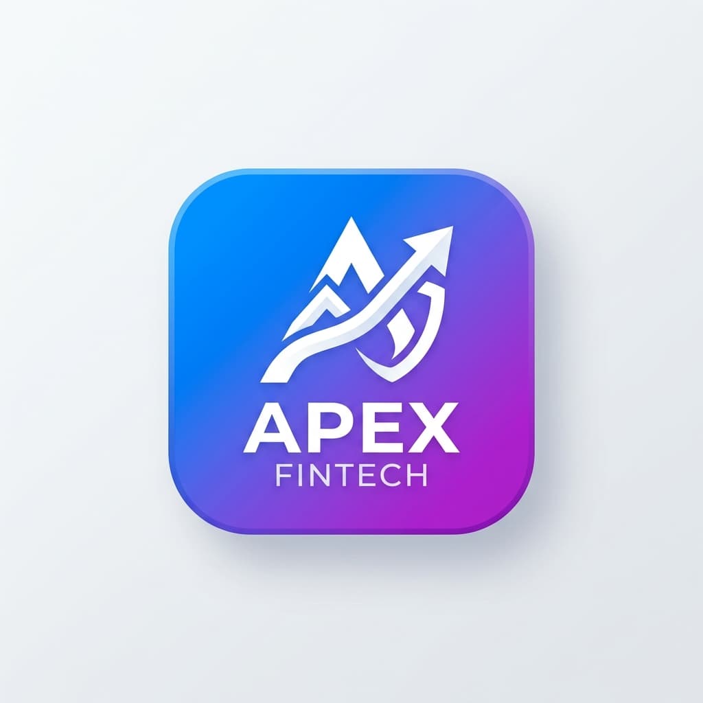 Fintech app icon design